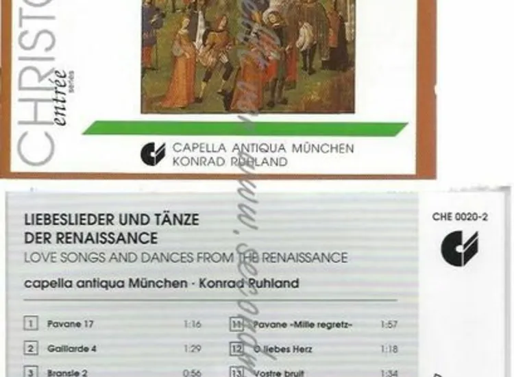 CD--CAPELLA ANTIQUA   | --LIEBESLIEDER UND TÄNZE DER RENAISSANCE ansehen