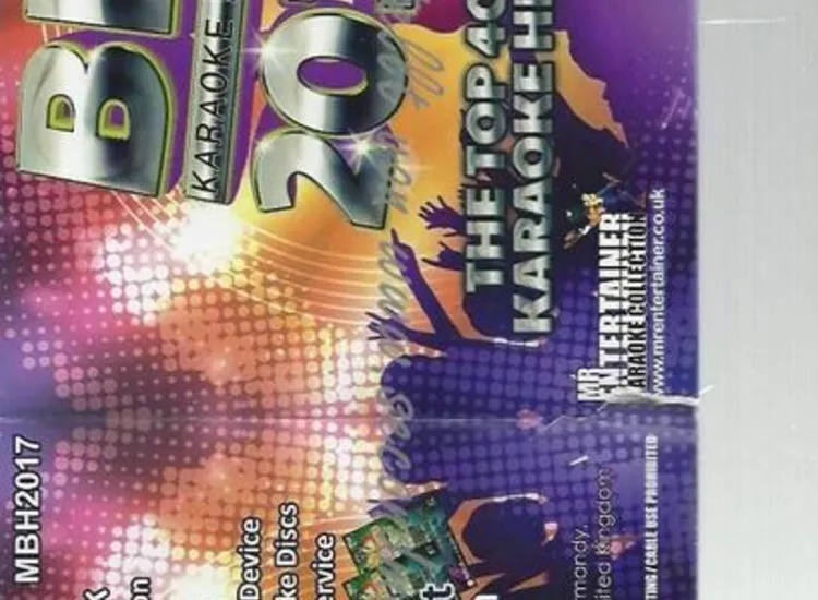 CD--Mr Entertainer Big Karaoke Hits of 2017 - Double CD+G   40 Top Songs ansehen