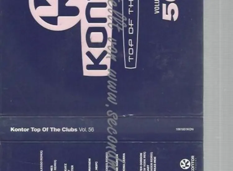 CD--VARIOUS--KONTOR TOP OF THE CLUBS VOL.56 | ansehen