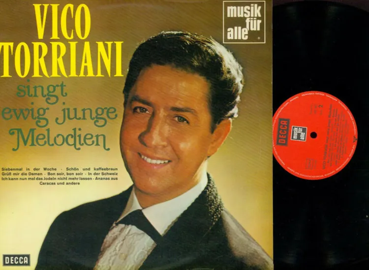LP--  Vico Torriani singt ewig Junge Melodien ansehen