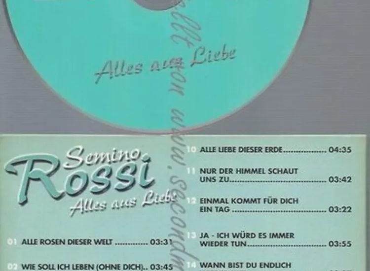 CD--SEMINO ROSSI -- -- ALLES AUS LIEBE -- ansehen