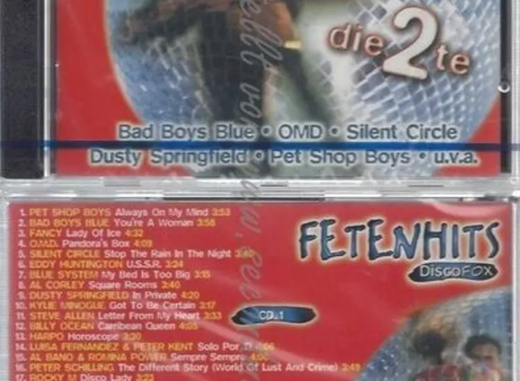 CD-NM-SEALED-VARIOUS -1998- - DOPPEL-CD -- FETENHITS - DISCOFOX DIE 2TE ansehen