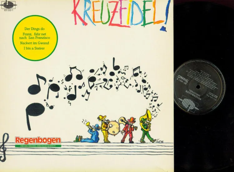 LP-- REGENBOGEN UND DAS ZANGTALER QUINTETT KREUZFIDEL/ VG ansehen