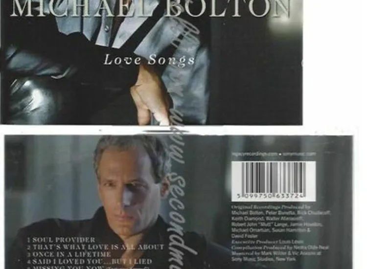 CD--MICHAEL BOLTON--    LOVE SONGS ansehen