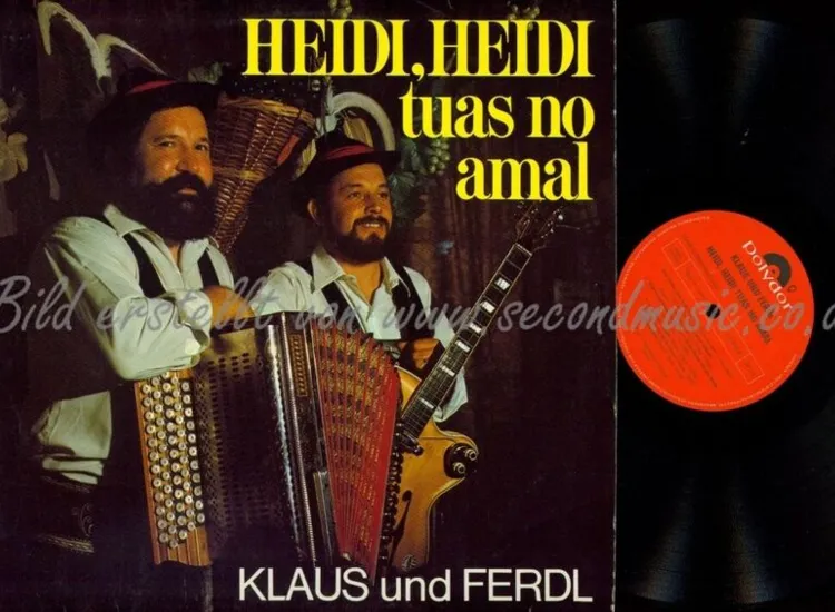 LP--KLAUS UND FERDL--HEIDI HEIDI TUAS NO AMAL--CLUB AUFLAGE ansehen