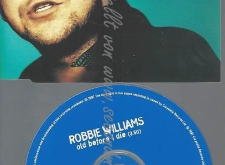 CD--PROMO--ROBBIE WILLIAMS--OLD BEFORE I DIE --1 TRACK ansehen