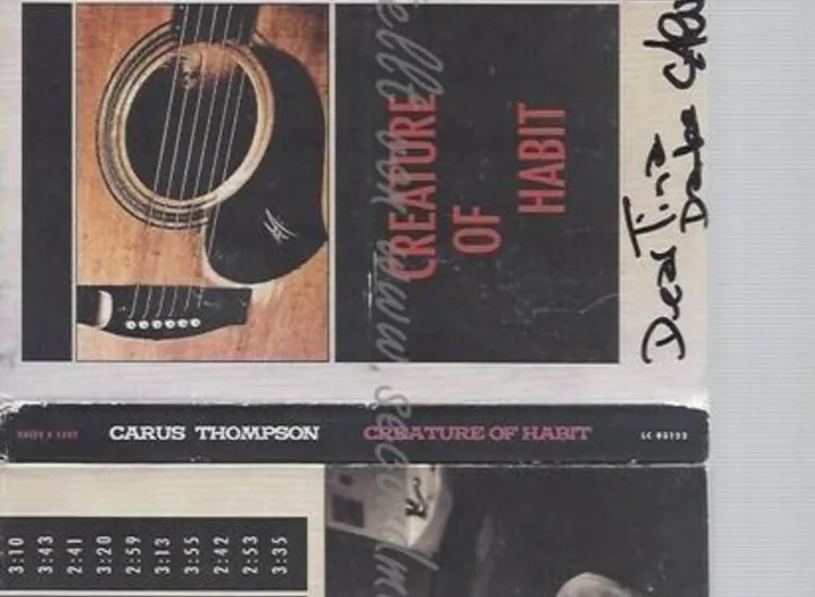 CD--CARUS THOMPSON -- -- CREATURE OF HABIT ansehen