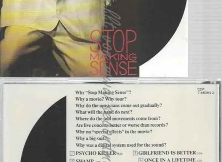 CD--TALKING HEADS--STOP MAKING SENSE--NO EAN ansehen