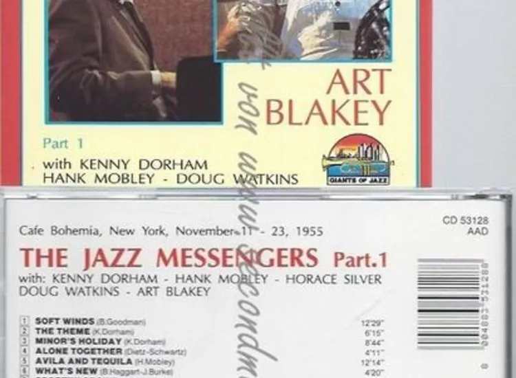 CD--ART BLAKEY UND JAZZ MESSENGERS -- --- JAZZ MESSENGERS PT.1 ansehen