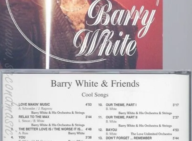 CD--BARRY WHITE AND FRIENDS -- COOL SONGS ansehen