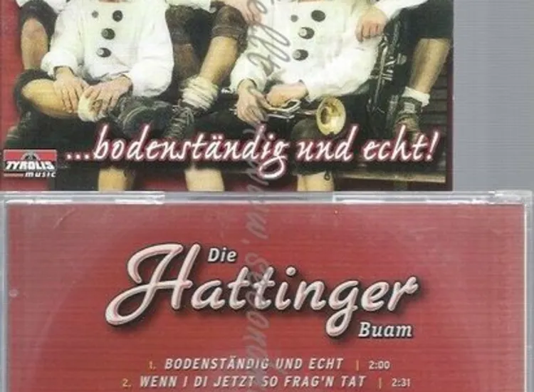 CD--DIE HATTINGER BUAM -- -- BODENSTAENDIG UND ECHT ansehen