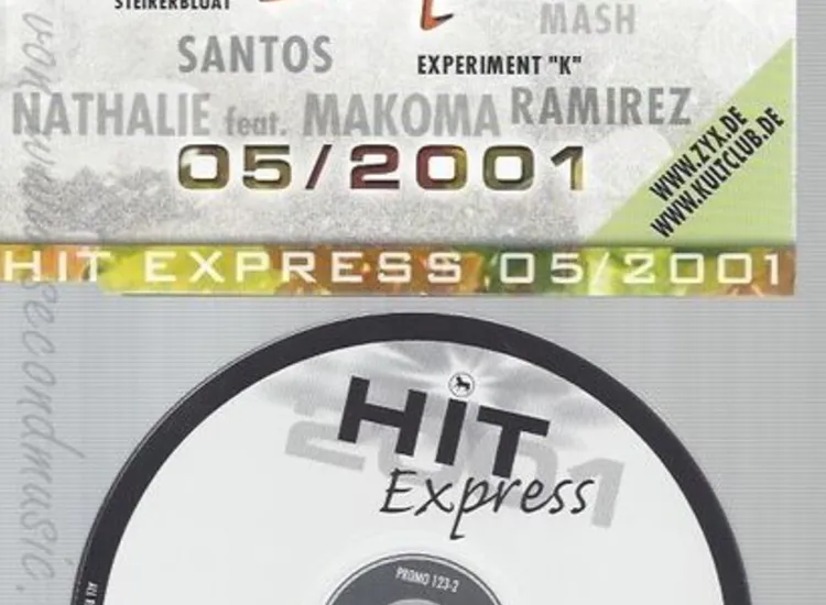 CD--HIT EXPRESS--05/2001--SANTOS--STEIRABLUAT--MASH--EXPERIMENTK--17 TRACKS--PRO ansehen