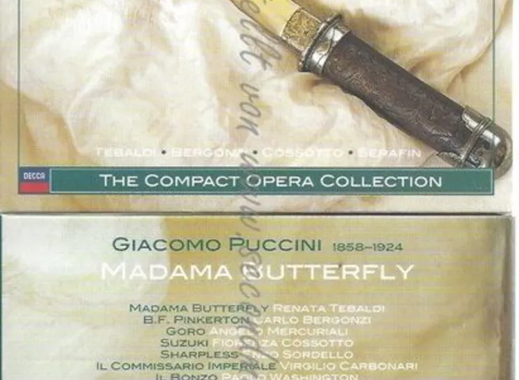 CD--TEBALDI, BERGONZI, SERAFIN UND OASCR -- --CD -- MADAMA BUTTERFLY -- ansehen