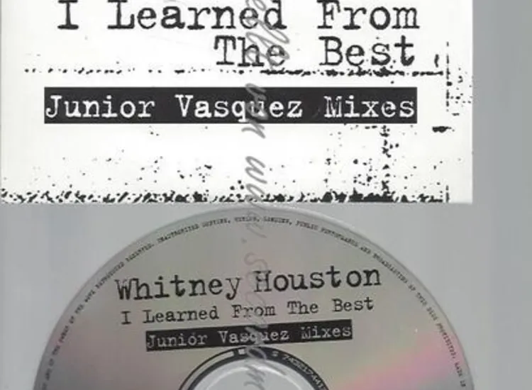 CD--PROMO--WHITHNEY HOUSTON--I LEARNED FROM THE BEST ansehen