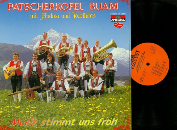 LP--  Patscherkofel Buam ‎– Musik Stimmt Uns Froh ansehen