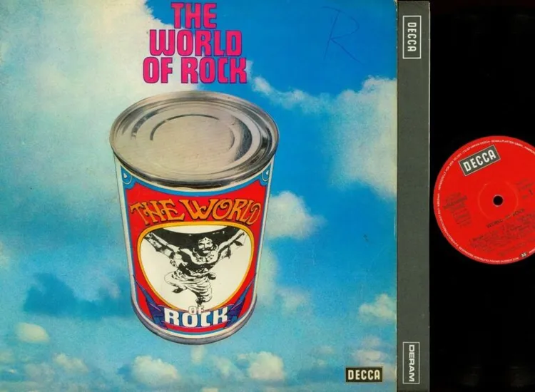 LP--THE WORLD OF ROCK --UFO-CROW-HUMAN BEAST--UVA--VA-DECCA S16696-P ansehen