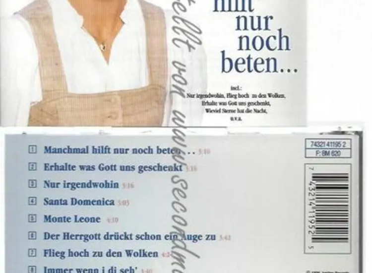 CD--ANGELA WIEDL--    MANCHMAL HILFT NUR NOCH BETEN ansehen