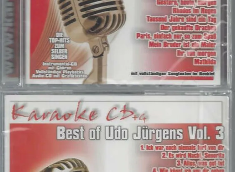 CD--KARAOKE --BEST OF UDO JÜRGENS VOL 3 ansehen