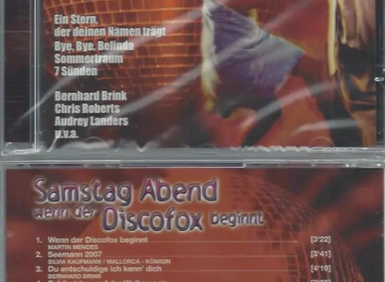 CD--NEU-SAMSTAG ABEND WENN DER DISCOFOX BEGINNT--BERNHARD BRINK--CHRIS ROBERTS ansehen