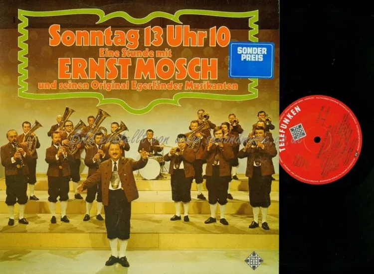 LP--ERNST MOSCH UND SEINE EGERLÄNDER MUSIKANTEN SONNTAG 13 UHR 10 ansehen