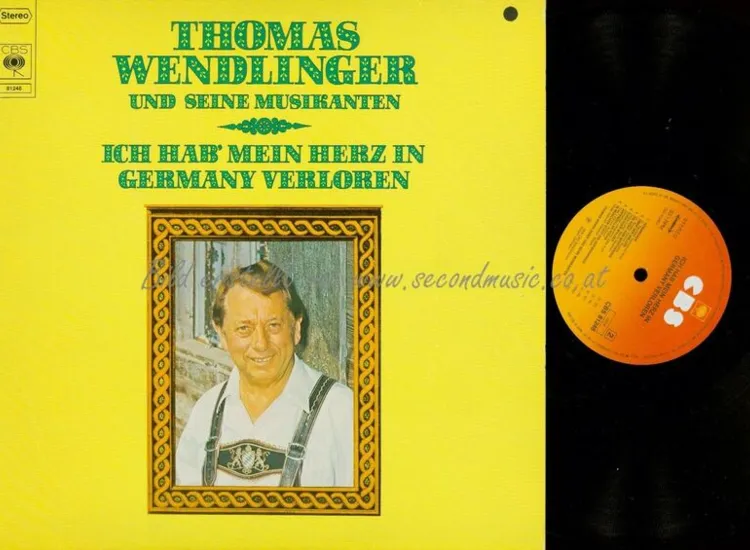 LP--THOMAS WENDLINGER ICH HAB MEIN HERZ IN GERMANY VERLOREN ansehen