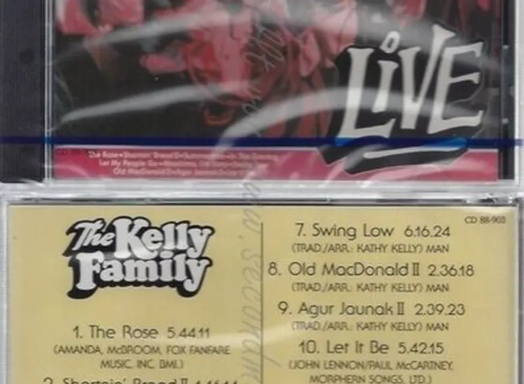 CD--NM-SEALED-KELLY FAMILY -1989- -- KELLY FAMILY-LIVE ansehen