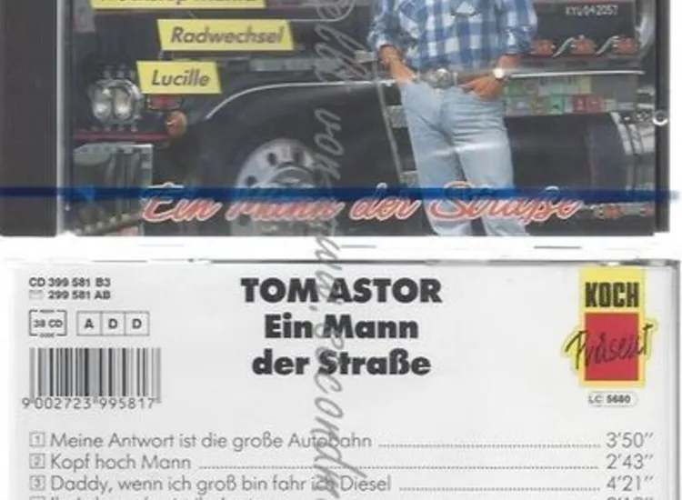 CD-NM-SEALED-TOM ASTOR -1991- -- EIN MANN DER STRASSE ansehen