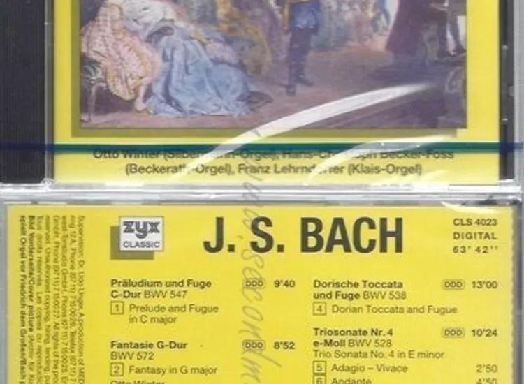 CD--NM-SEALED-BACH UND JOHANN SEBASTIAN BACH -KOMPONIST- -1995- -- DIE GROSSEN ansehen