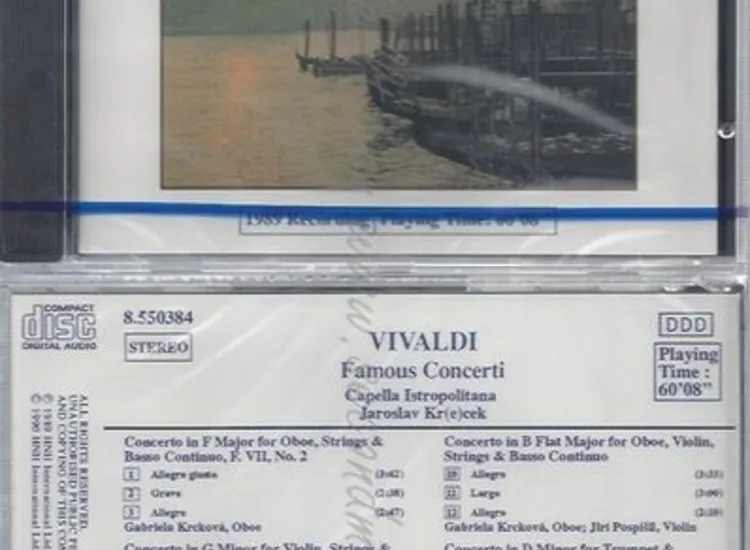 CD--NM-SEALED-JAROSLAV KRECHEK, CIB UND ANTONIO VIVALDI -KOMPONIST- -1991- -- V ansehen