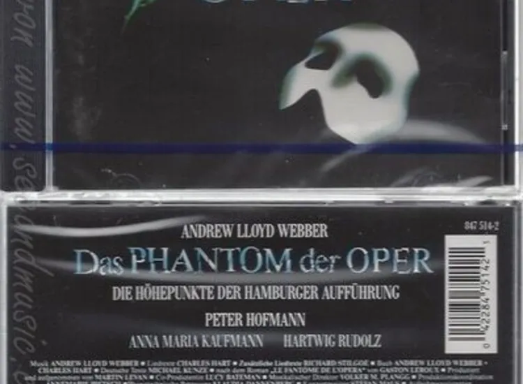 CD--NM-SEALED-MUSICAL, HAMBURG, PETER HOFMANN UND ANDREW LLOYD WEBBER -1990- - ansehen