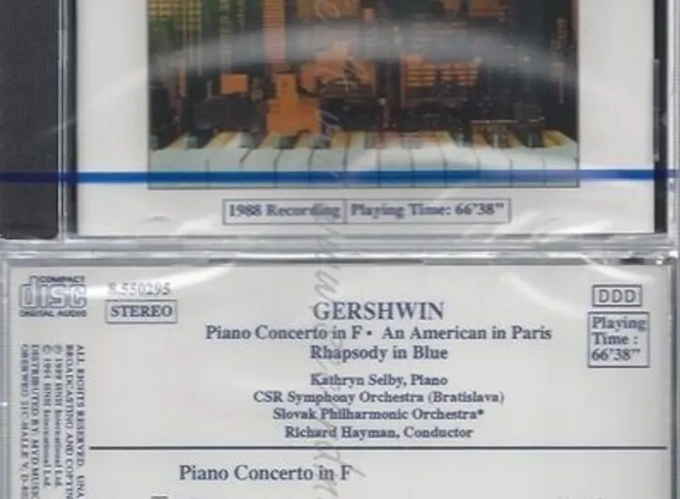 CD--NM-SEALED-SELBY, HAYMAN, SLOW.PHIL.ORCH. UND GEORGE GERSHWIN -KOMPONIST- -1 ansehen