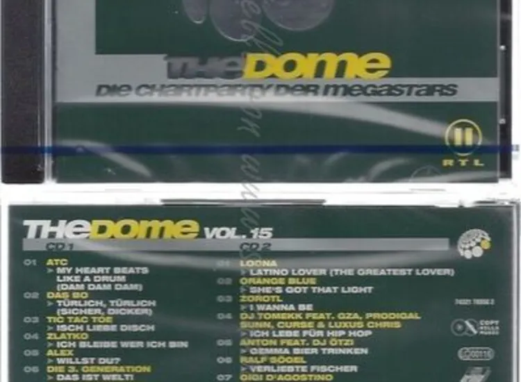 CD--NM-SEALED-VARIOUS -2000- - DOPPEL-CD -- THE DOME VOL. 15 ansehen