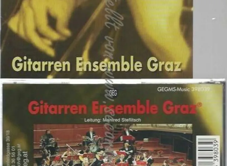 CD--MANFRED STEFLITSCH--GITARREN ENSEMBLE GRAZ - GEG AGAIN - ansehen