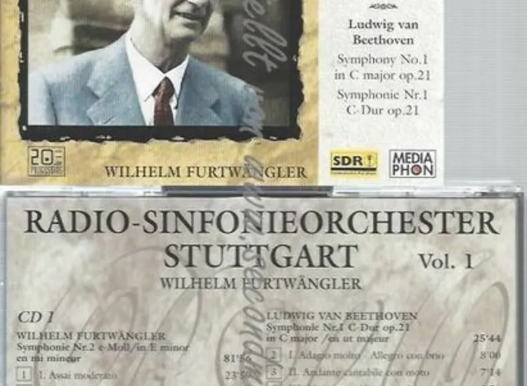 CD--W. FURTWÄNGLER UND L. V. BEETHOVEN-- JAHRE RSO STGT VOL.------ ansehen