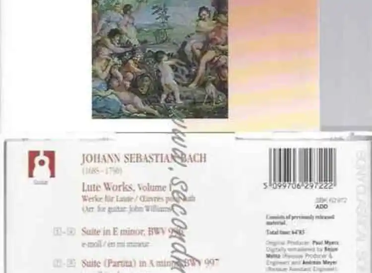 CD--WILLIAMS,JOHN UND BACH,JOHANN SEBASTIAN--ESSENTIAL CLASSICS - BACH ansehen