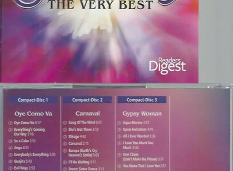 CD- SANTANA--THE VERY BEST-3 CDS--READERS DIGEST ansehen