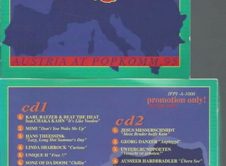 CD--AUSTRIA AT POPKOMM 95//PROMO 2CDS//DANZER//RATZER/ALKBOTTLE/THEESSINK ansehen