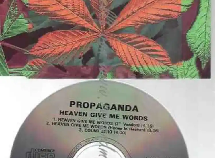 CD--PROPAGANDA--HEAVEN GIVE ME WORDS (INCL. 2 VERSIONS, 1990) ansehen