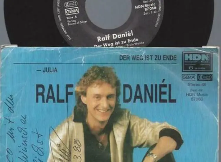 Ralf Daniél ‎– Der Weg Ist Zu Ende / signed ansehen