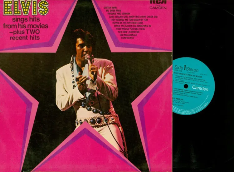 LP--ELVIS PRESLEY--SINGS HITS FROM HIS MOVIES--CAMDEN--CDSIII0--FRANCE ansehen