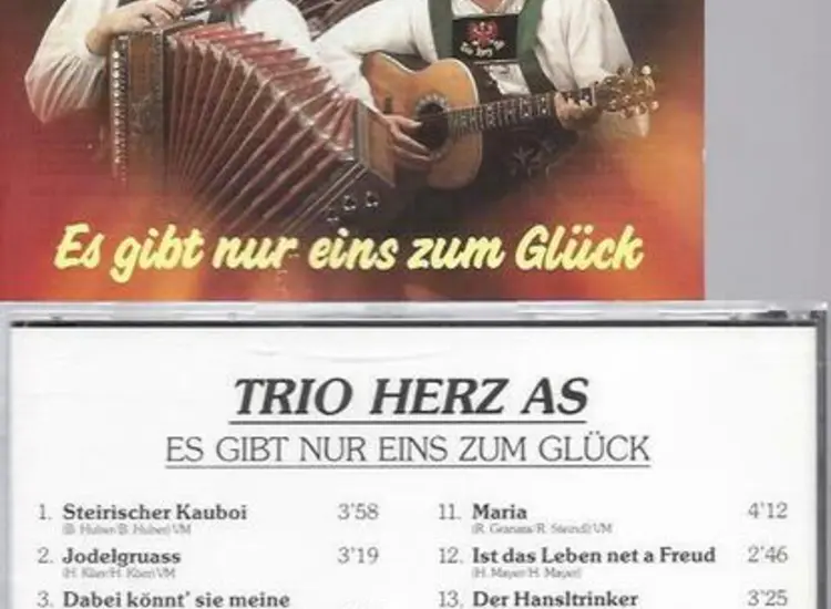 CD -Trio Herz As Es gibt nur eins zum Glück  // VM Records ansehen