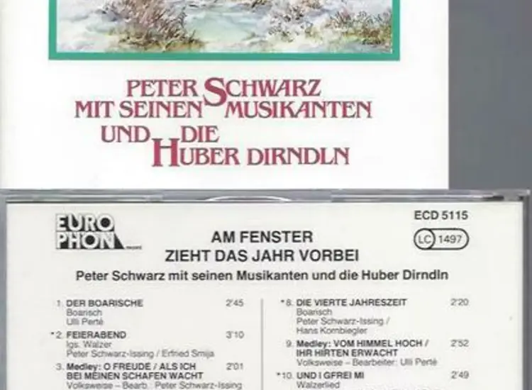 CD- Peter Schwarz mit seinen  Musikanten und die Huber Dirndln Am Fenster ansehen