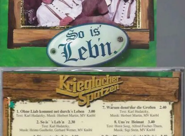 CD- Krieglacher Spatzen So is des Lebn ansehen