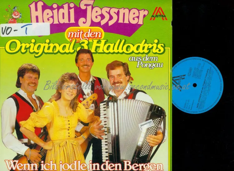 LP--HEIDI JESSNER MIT DEN ORIGINAL 3 HOLLODRIS ansehen