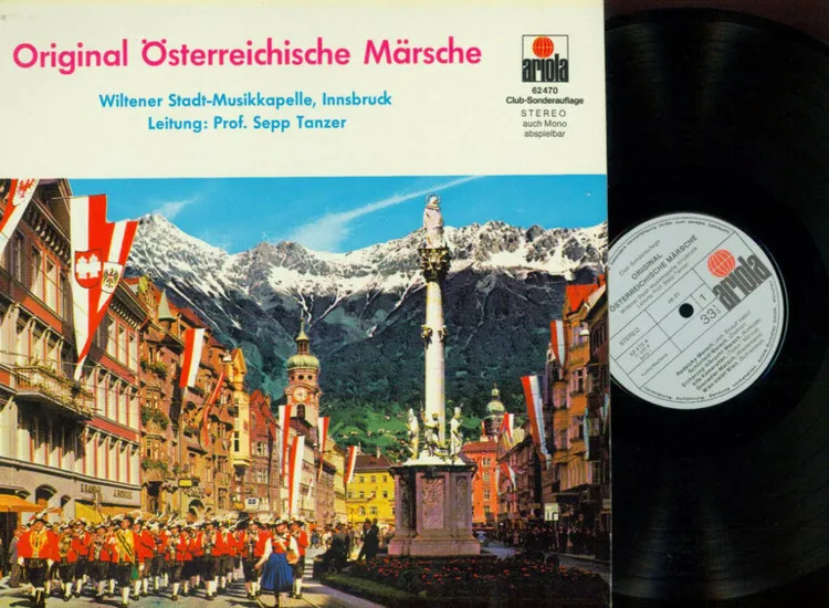 LP--Prof. Sepp Tanzer ‎– Original Österreichische Märsche ansehen