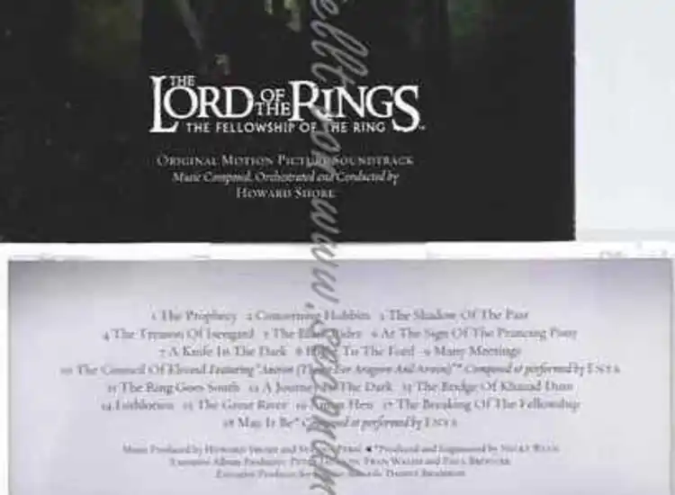 CD--HOWARD SHORE  | --DER HERR DER RINGE - DIE GEFÄHRTEN ansehen