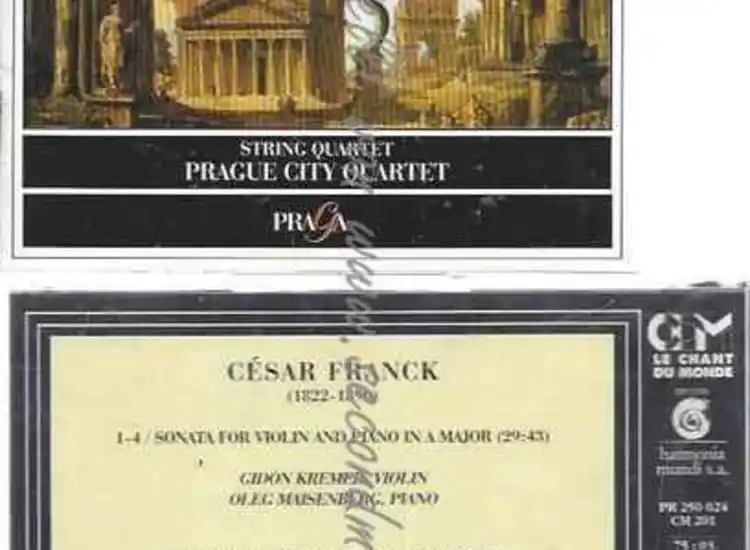 CD--KREMER, MAISENBERG, ET AL. | --FRANCK SONATE UND STREICHQUARTETTE ansehen