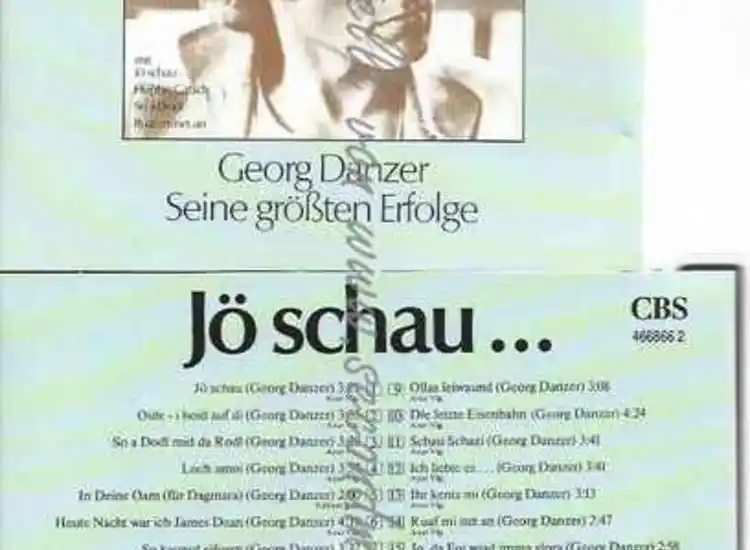 CD--GEORG DANZER | --JÖ SCHAU... SEINE GRÖßTEN ERFOLGE ansehen