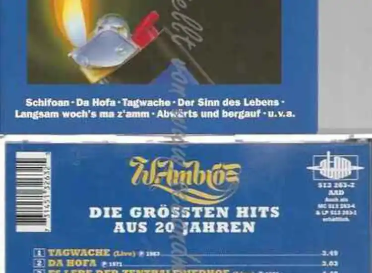 CD--WOLFGANG AMBROS | --GROESSTEN HITS AUS 20 JAHRE ansehen