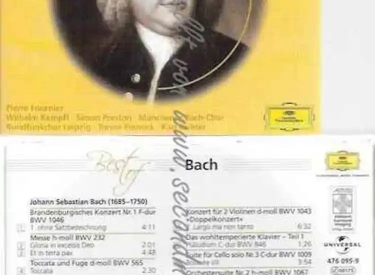 CD--VARIOUS UND BACH,JOHANN SEBASTIAN | --BEST OF BACH (ELOQUENCE) ansehen